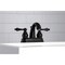 Kingston Brass KB5610AL Restoration 4" Centerset Bathroom Faucet, Matte Black KB5610AL - alternate 4